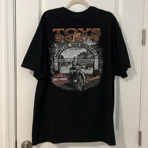 Harley Davidson Motorcycles Toys for Big Boys New Brunswick Canada T-shirt 2XL - Picture 6 of 11